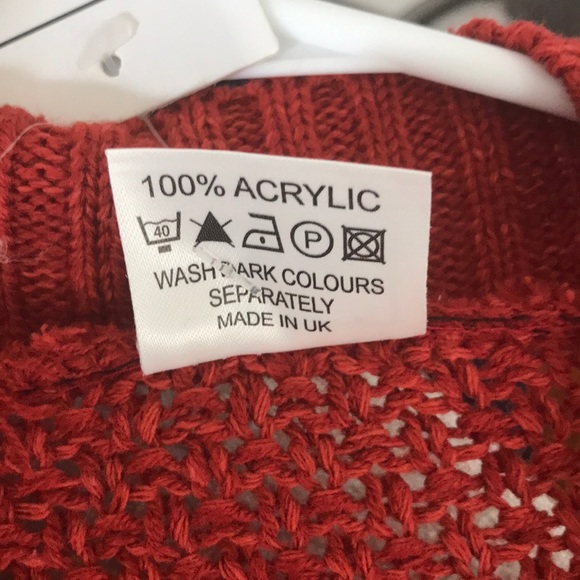 Oversized Rust Cardigan 🌺 - Picture 3 of 3